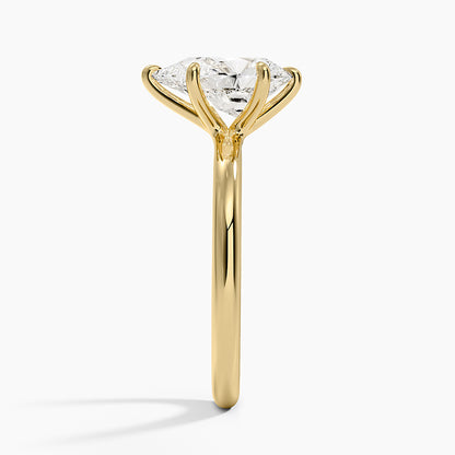Manon Solitaire Ring - Pear Center Stone