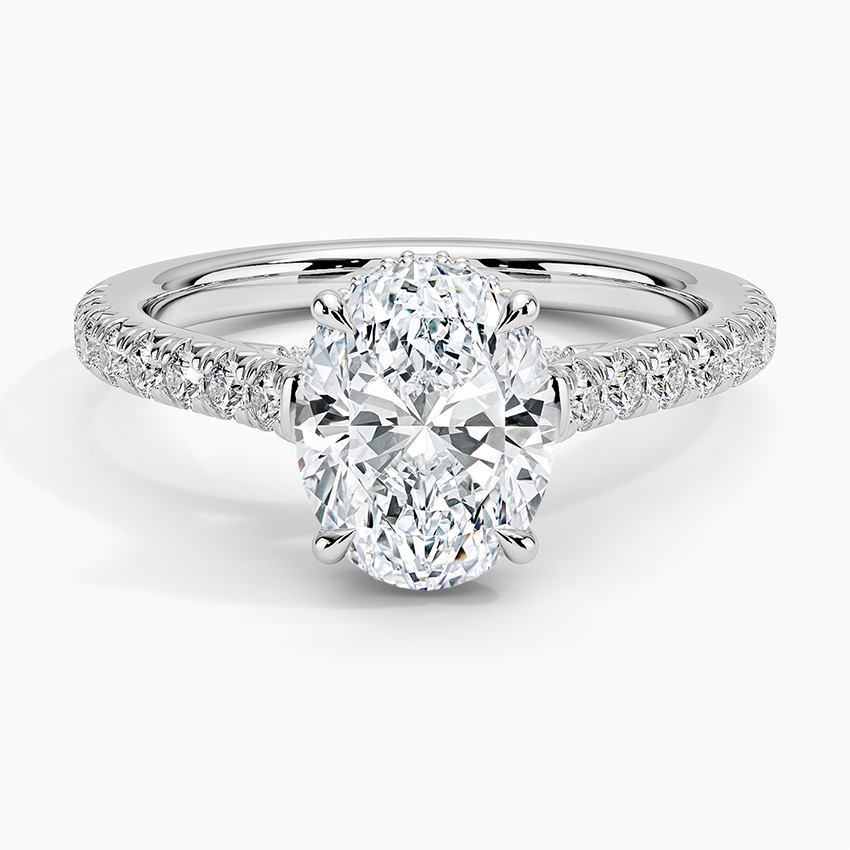 Chantal Diamond Ring - Oval Center Stone