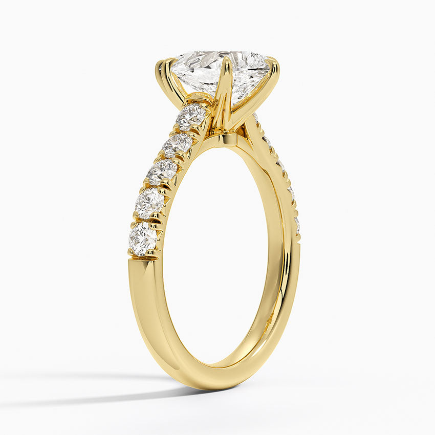 Anthology Half Coverage Diamond Ring (1/2 ct. tw.) - Pear Center Stone