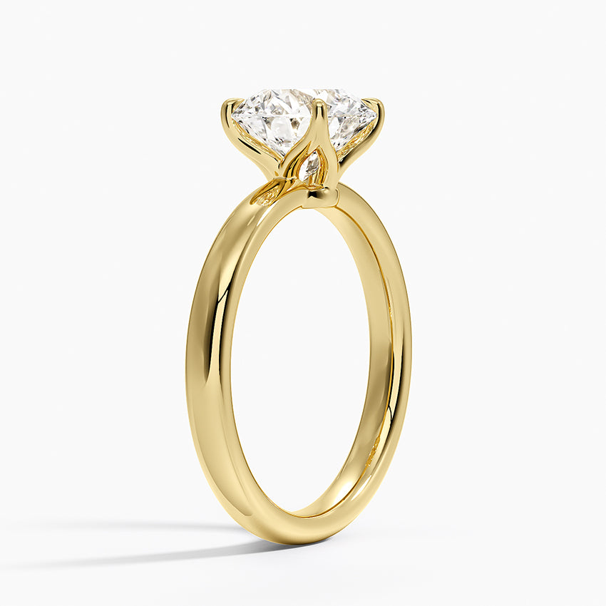 Elodie 2.5mm Solitaire Ring - Round Center Stone