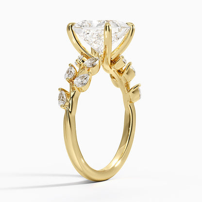 Amaranta Diamond Ring (1/2 ct. tw.) - Princess Cut Center Stone