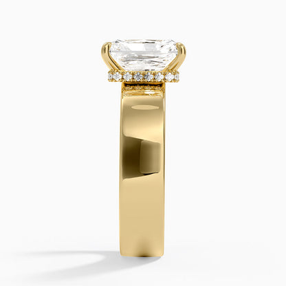 Alden Diamond Ring - Radiant Cut Center Stone
