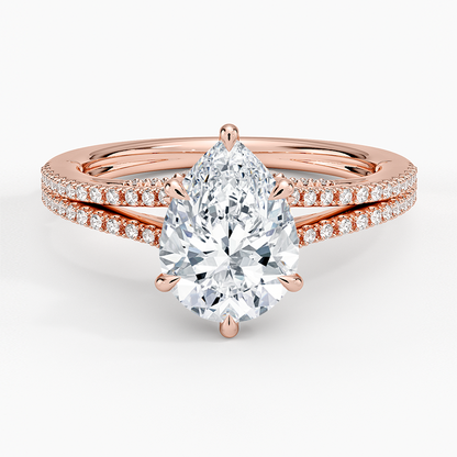 Icon Diamond Ring (1/3 ct. tw.) - Pear Center Stone