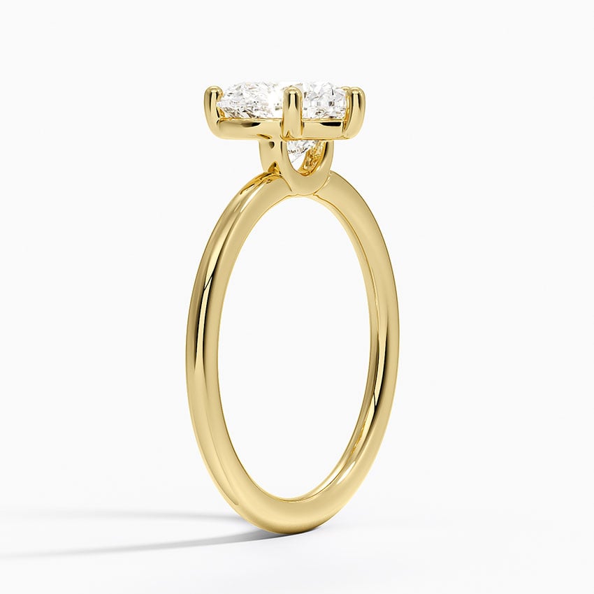 Gwen Perfect Fit Solitaire Ring - Heart Cut Center Stone