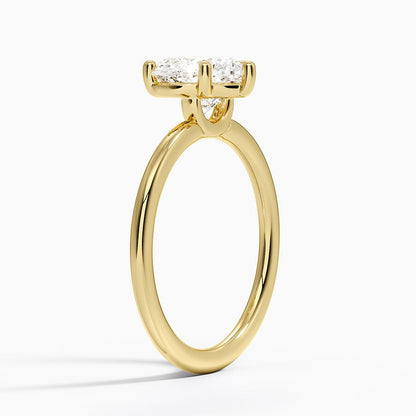 Gwen Perfect Fit Solitaire Ring - Heart Cut Center Stone