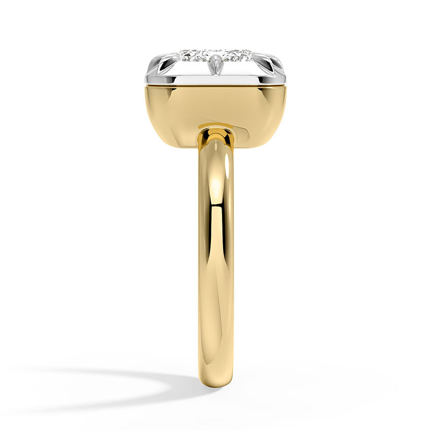 Harper Mixed Metal East-West Diamond Ring