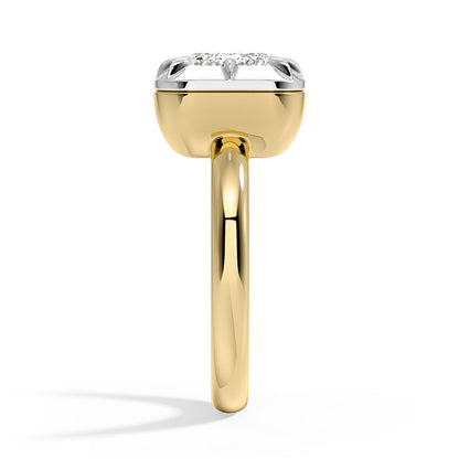 Harper Mixed Metal East-West Diamond Ring