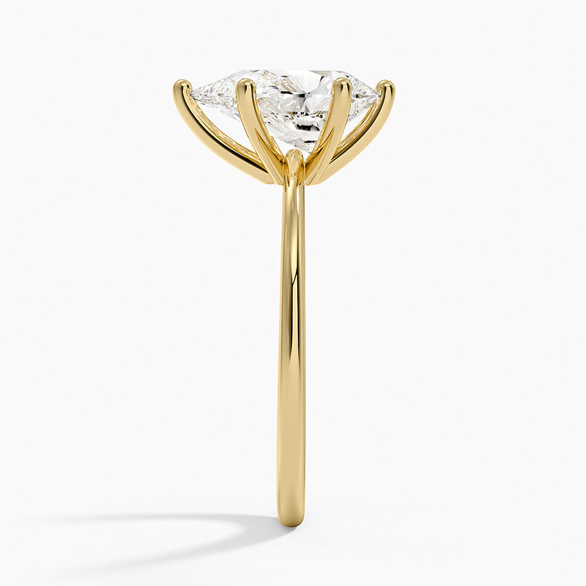 Aimee Solitaire Ring - Pear Center Stone