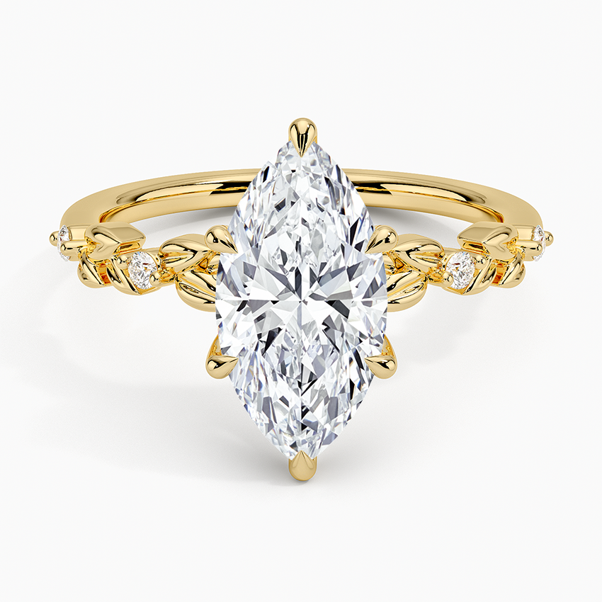 Briar Diamond Ring - Marquise Cut Center Stone