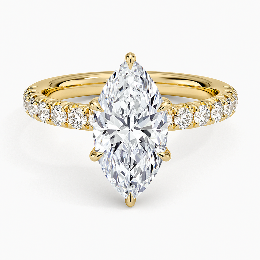 Luxe Amelie Diamond Ring (3/8 ct. tw.) - Marquise Center Stone