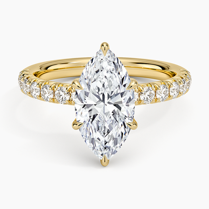 Luxe Amelie Diamond Ring (3/8 ct. tw.) - Marquise Center Stone