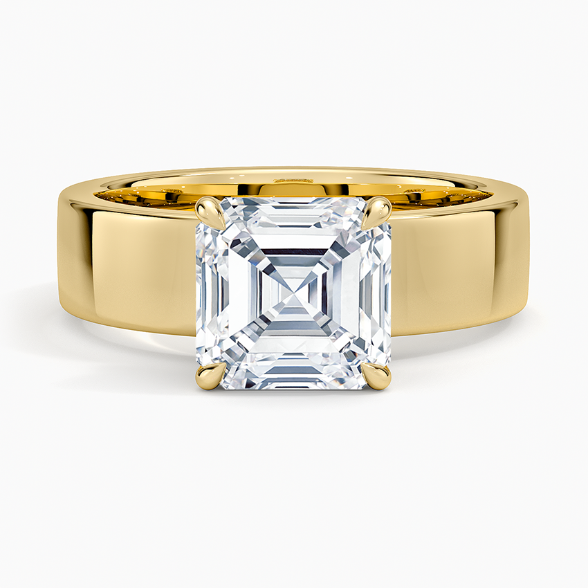 Alden Diamond Ring - Asscher Cut Center Stone