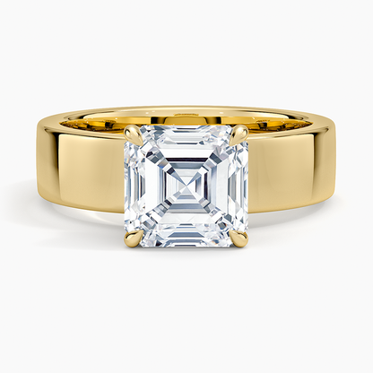 Alden Diamond Ring - Asscher Cut Center Stone