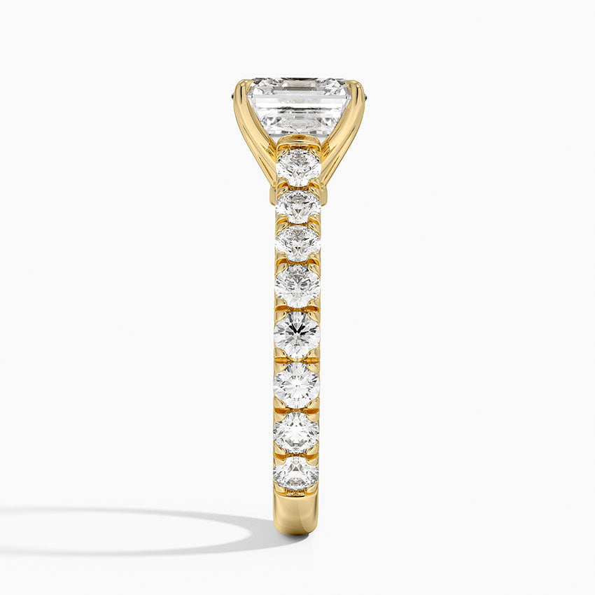 Anthology Three-Quarter Coverage Diamond Ring (7/8 ct. tw.) - Asscher Cut Center Stone