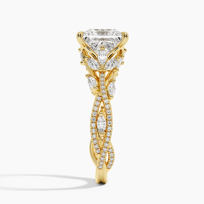Luxe Secret Garden Diamond Ring (3/4 ct. tw.) - Princess Cut Center Stone