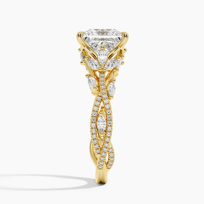 Luxe Secret Garden Diamond Ring (3/4 ct. tw.) - Princess Cut Center Stone