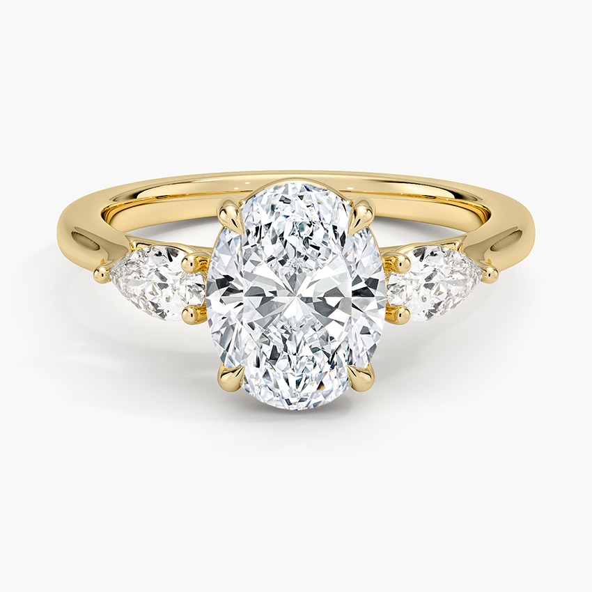 Opera Perfect Fit Diamond Ring - Oval Center Stone