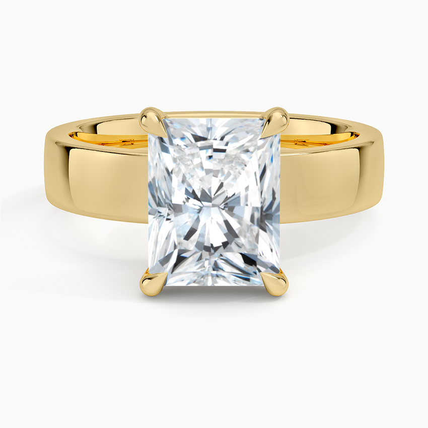 Peyton 4mm Solitaire Ring - Radiant Cut Center Stone