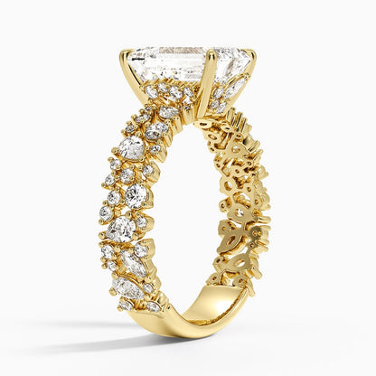 Glacé Diamond Ring (3/4 ct. tw.) - Emerald Cut Center Stone