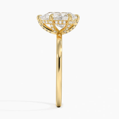 Lumiere 1.5mm Diamond Ring - Pear Center Stone