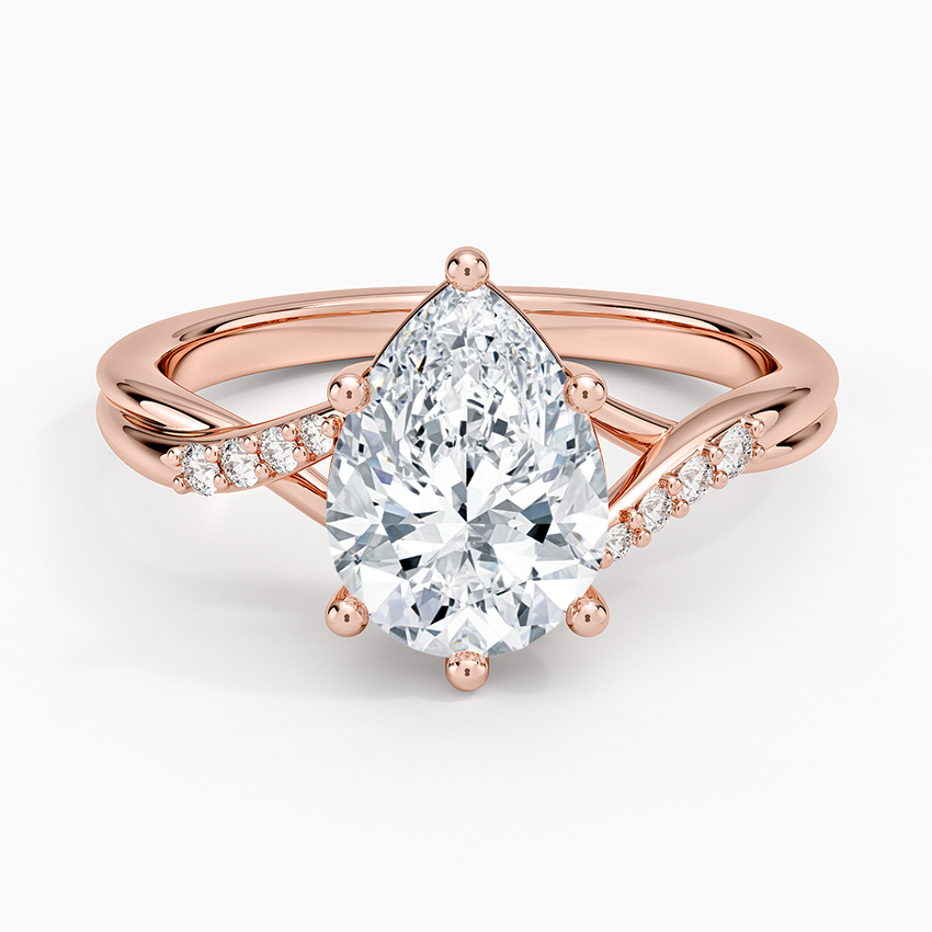 Chamise Diamond Ring (1/15 ct. tw.) - Pear Center Stone