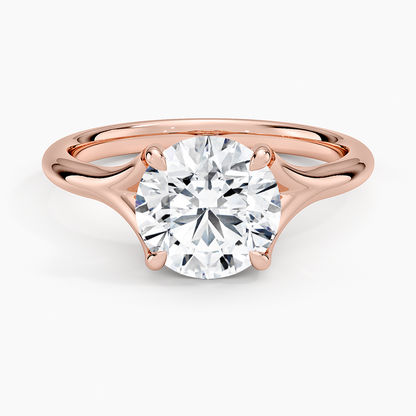 Reverie Solitaire Ring - Round Center Stone