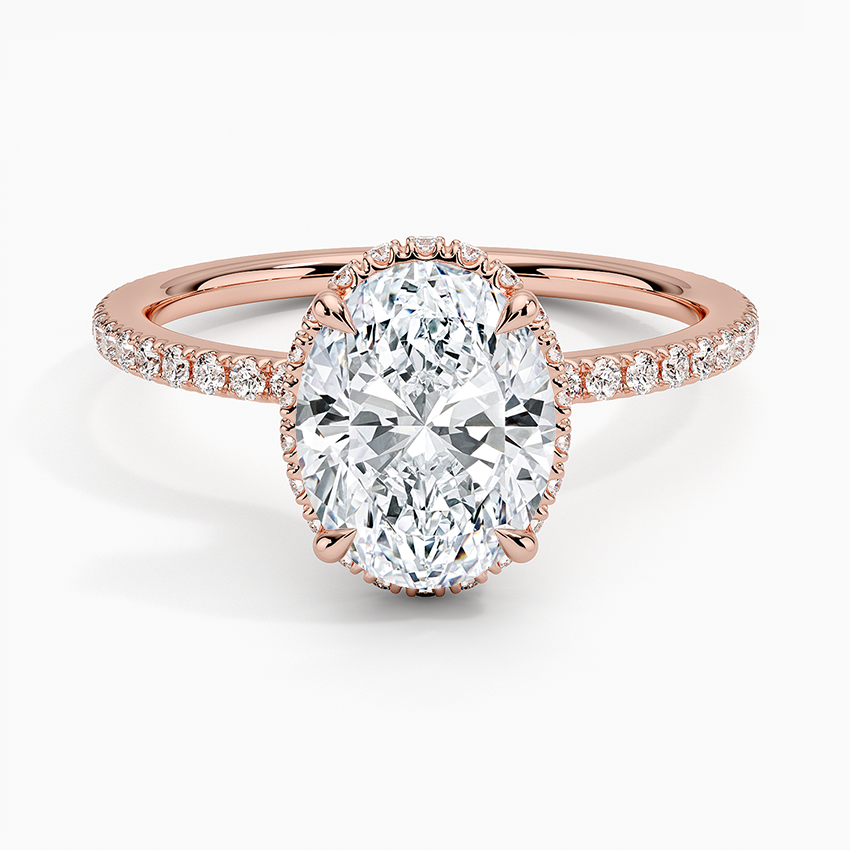 Gala Diamond Ring - Oval Center Stone
