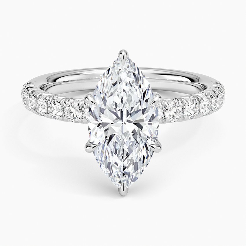 Luxe Amelie Diamond Ring (3/8 ct. tw.) - Marquise Center Stone