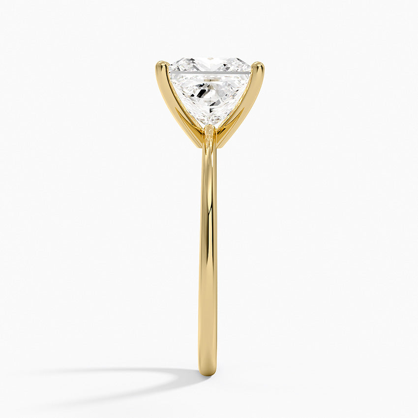 Aimee Solitaire Ring - Princess Cut Center Stone