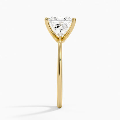 Aimee Solitaire Ring - Princess Cut Center Stone