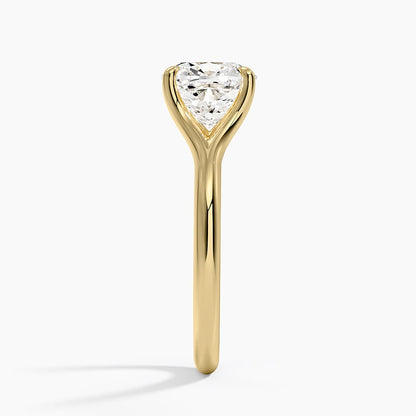 Reverie Solitaire Ring - Cushion Cut Center Stone