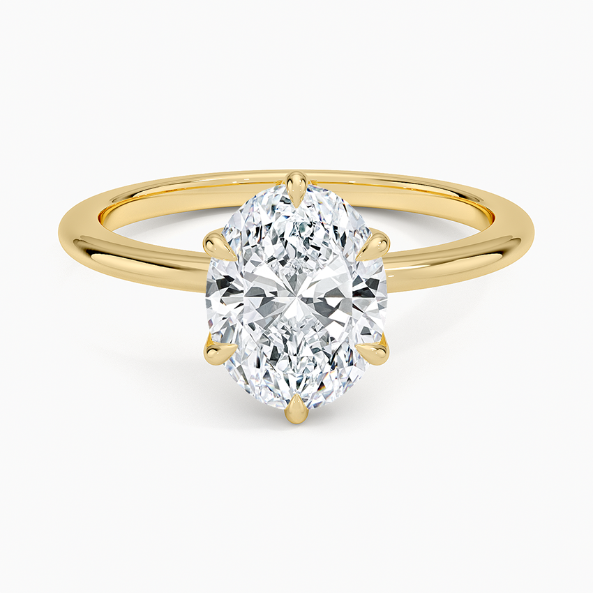 Petite Esme 1.5mm Ring - Oval Center Stone
