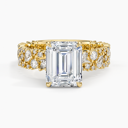 Glacé Diamond Ring (3/4 ct. tw.) - Emerald Cut Center Stone