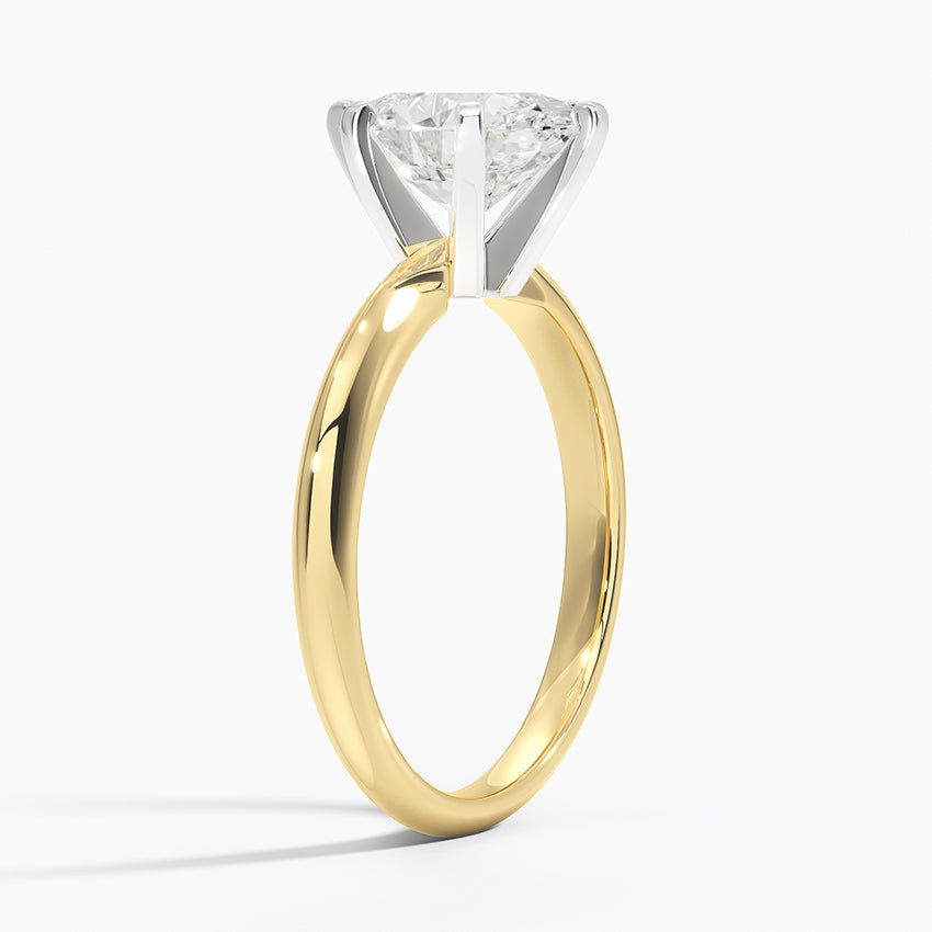 Classic Six-Prong Solitaire Ring - Oval Center Stone
