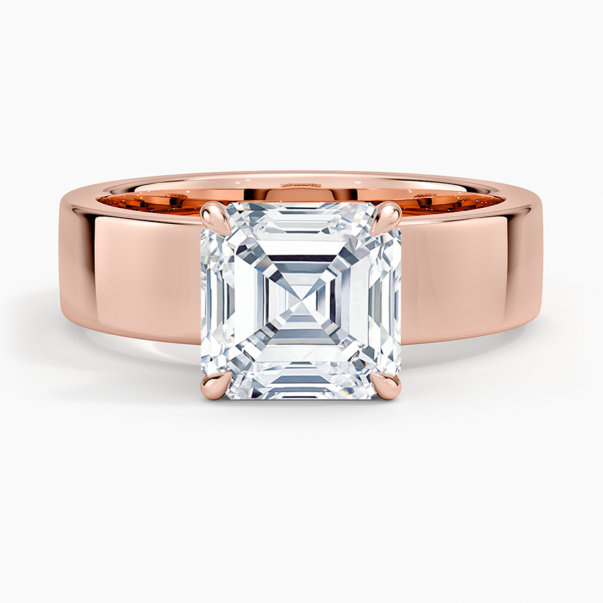 Alden Diamond Ring - Asscher Cut Center Stone