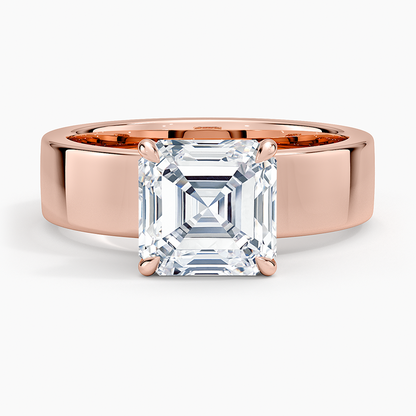 Alden Diamond Ring - Asscher Cut Center Stone
