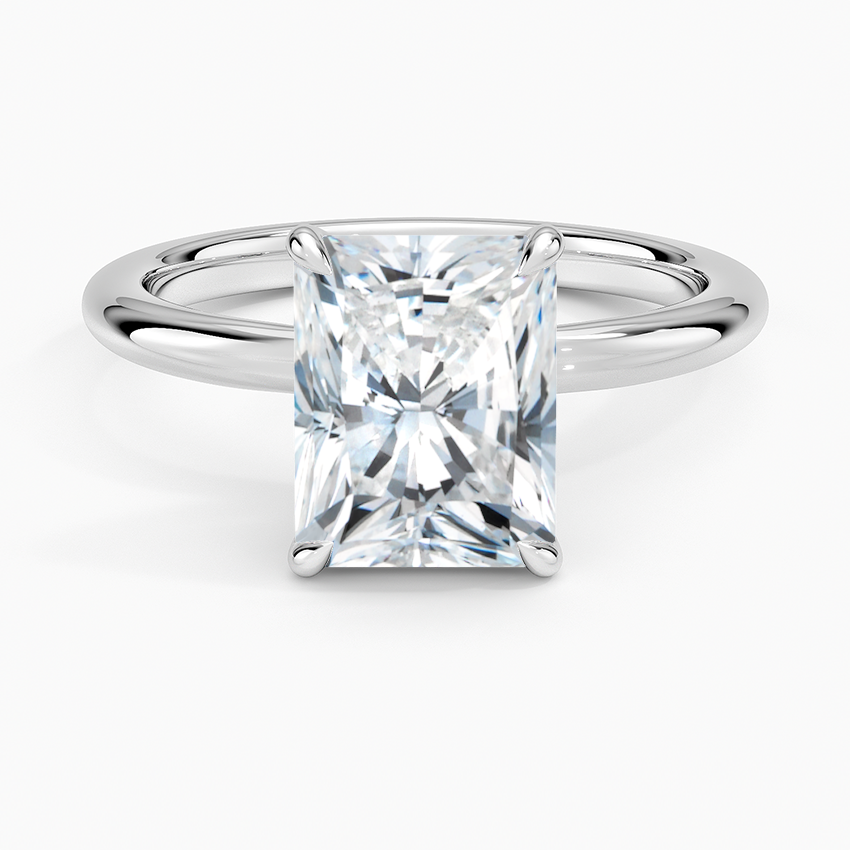 Manon Solitaire Ring - Radiant Cut Center Stone