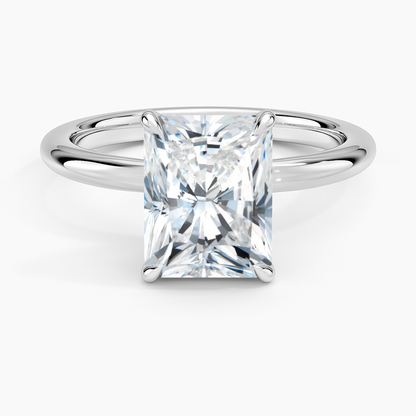 Manon Solitaire Ring - Radiant Cut Center Stone