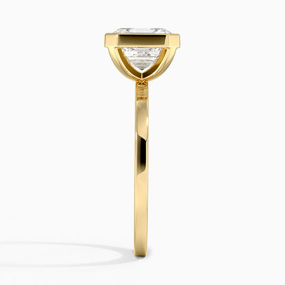 Noemi Bezel Ring - Asscher Cut Center Stone