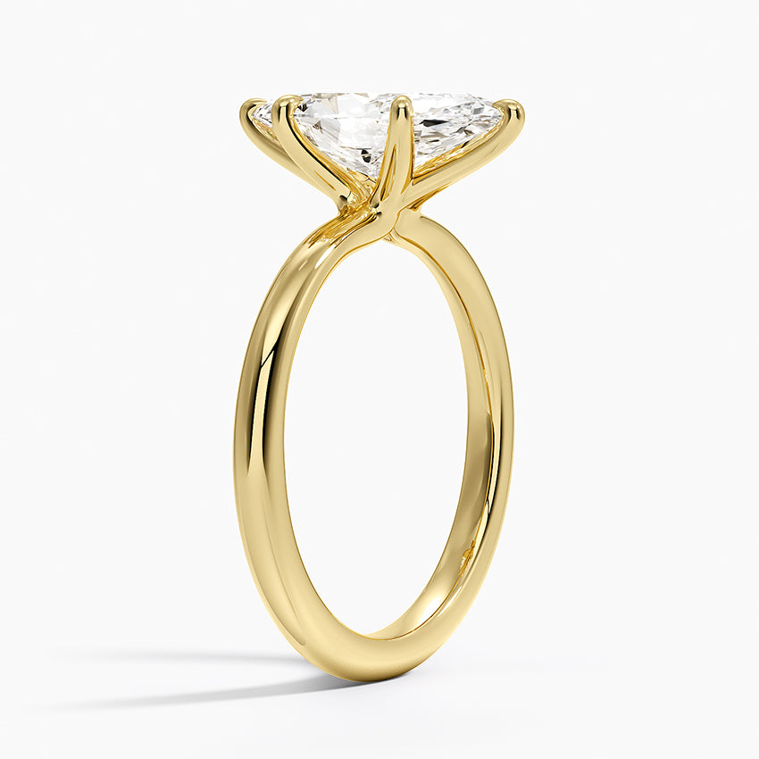Manon Solitaire Ring - Marquise Center Stone