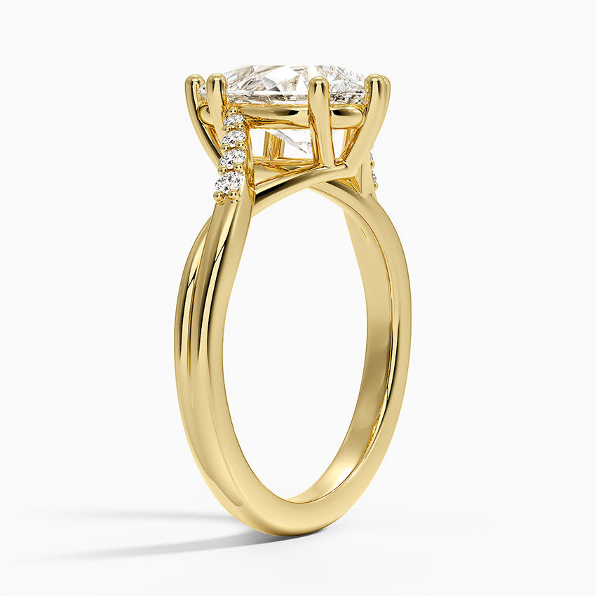Chamise Diamond Ring (1/15 ct. tw.) - Pear Center Stone