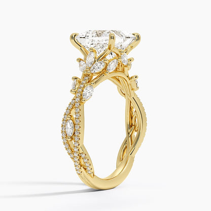 Luxe Secret Garden Diamond Ring (3/4 ct. tw.) - Princess Cut Center Stone