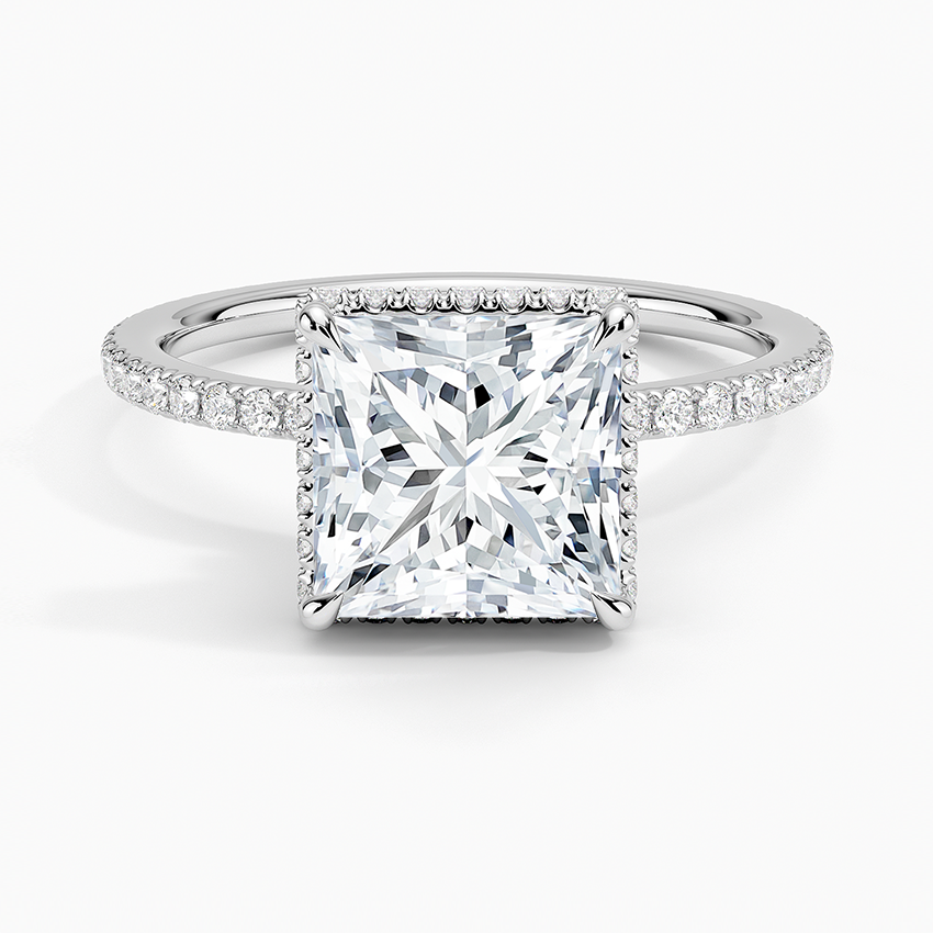 Gala Diamond Ring - Princess Cut Center Stone
