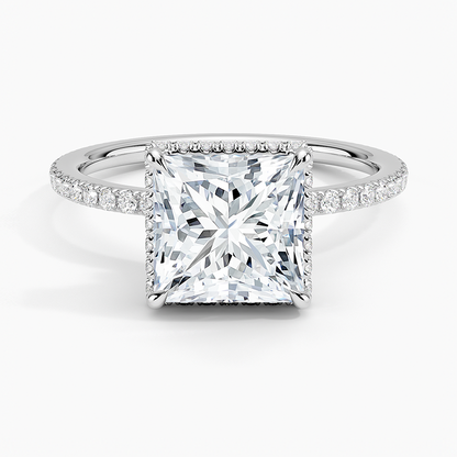 Gala Diamond Ring - Princess Cut Center Stone