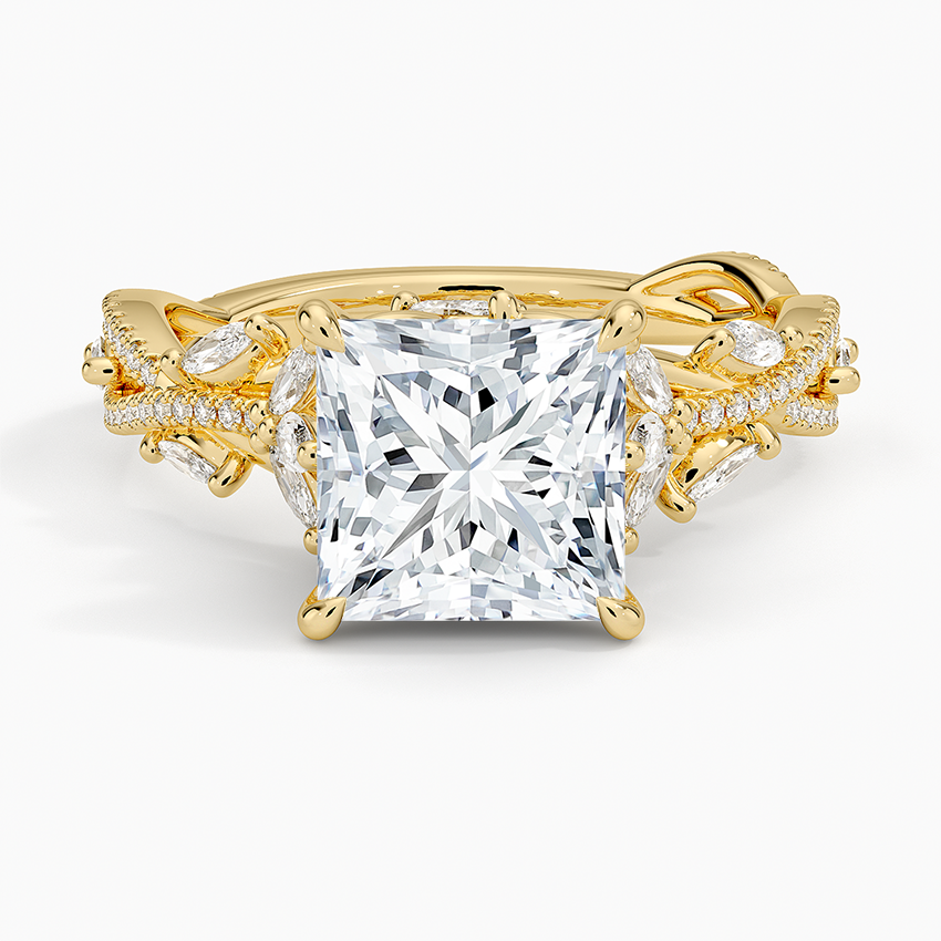 Luxe Secret Garden Diamond Ring (3/4 ct. tw.) - Princess Cut Center Stone