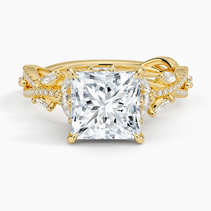 Luxe Secret Garden Diamond Ring (3/4 ct. tw.) - Princess Cut Center Stone