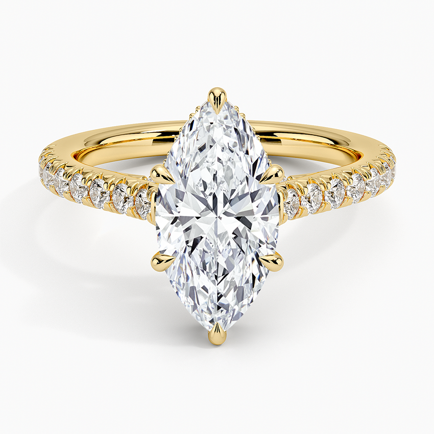 Chantal Diamond Ring - Marquise Center Stone