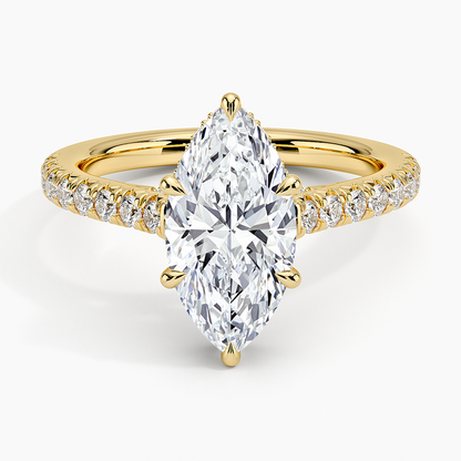Chantal Diamond Ring - Marquise Center Stone