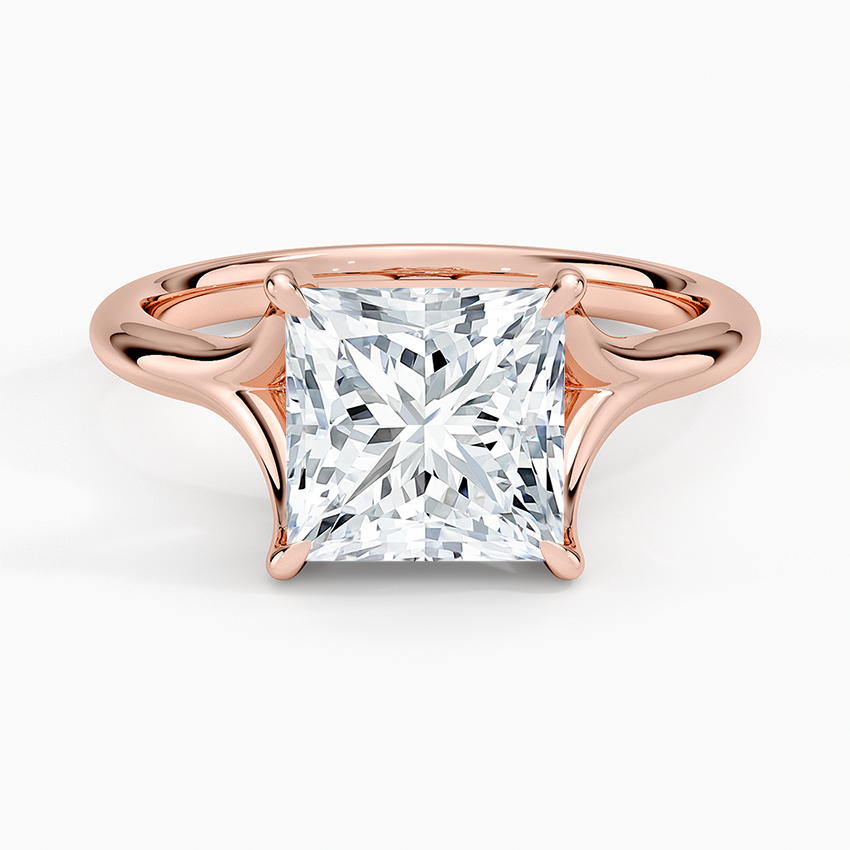 Reverie Solitaire Ring - Princess Cut Center Stone