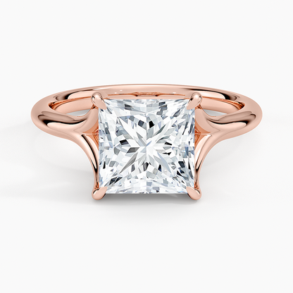 Reverie Solitaire Ring - Princess Cut Center Stone